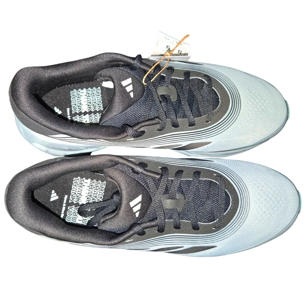 Adidas Adipure Shift Running Shoes Blue Grey Black Mens 8 Womens 9 NEW